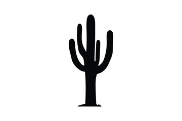 Obraz premium Cactus Illustration: Minimalist Botanical Design