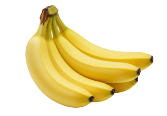 Bunch of Bananas isolated on white background