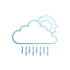 Cloud  vector icon stock illustration