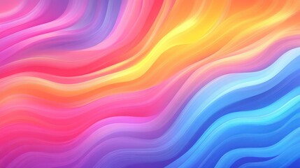 Obraz premium Vibrant Hues: An Abstract Symphony of Color and Wave