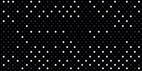 Elegant black paper with a seamless white mesh polka dot pattern, ideal for notes or notebooks, aesthetic, backdrop