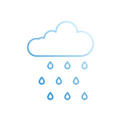 Cloud  vector icon stock illustration