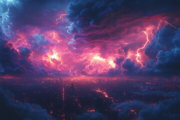 Epic city storm