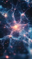 Cosmic Energy: Mystical Universe with Stars, Nebulas, and Galactic Patterns - Vibrant Digital Backgrounds for Futuristic Design