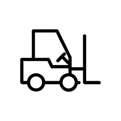
Forklift Warehouse Logistics Vector Icon