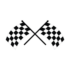 Fototapeta premium race flag icon, flat, design, vector, illustrations, education, style, trendy, collections