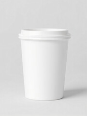Blank white mockup of commercial Food container