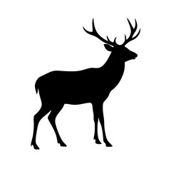 deer silhouette vector