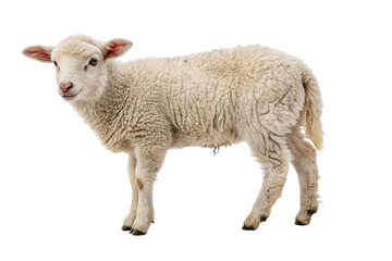 sheep isolated on white