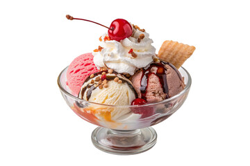 ice cream with chocolate