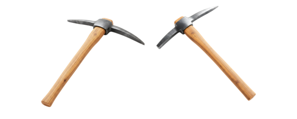 Wooden Handle Pickaxes Isolated on Transparent BackWooden Handle Pickaxes Isolated on Transparent Background

ground

