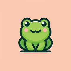 Obraz premium cute frog image vector