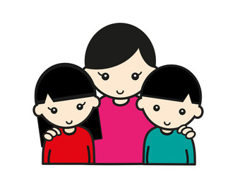 お母さんと子どもたち