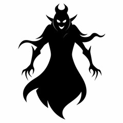 Fototapeta premium vector illustration of a devil