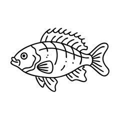 ocean perch icon, ocean perch vector illustration-simple illustration of ocean perch, perfect for ocean perch logos and icons