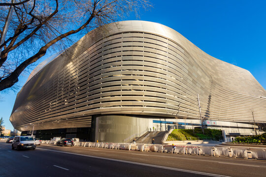Santiago Bernabeu stadium of FC Real Madrid, Spain