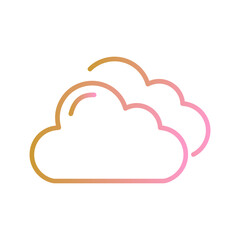 Cloudy Weather Vector Icon