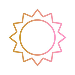 Sun Vector Icon