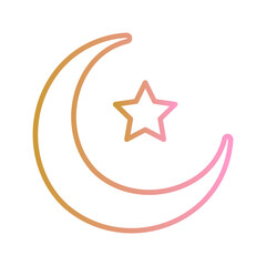 Moon Vector Icon