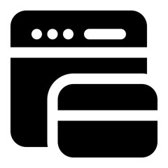 internet banking icon for illustration