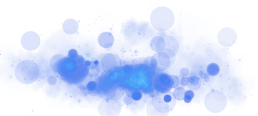 This beautiful blue bokeh effect features glowing orbs and soft sparkles, ideal for various backgrounds