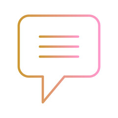 Comment Box Vector Icon