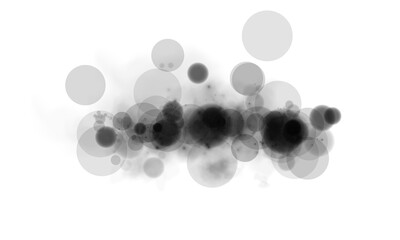 Experience a mesmerizing bokeh effect showcasing glowing orbs and soft sparkles, all presented in soft gray tones