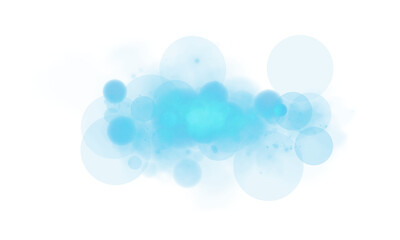 A serene composition of glowing blue orbs and gentle sparkles, perfect for enhancing artistic backgrounds