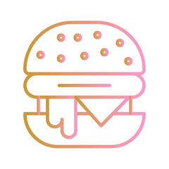 Hamburger Vector Icon