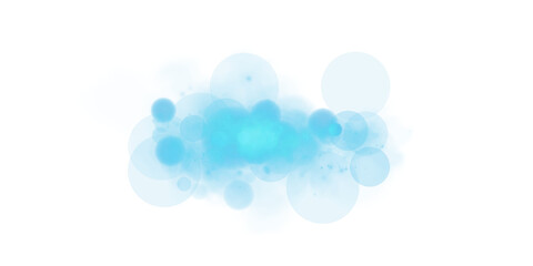 A serene soft blue bokeh effect featuring glowing orbs and delicate sparkles, ideal for backgrounds.