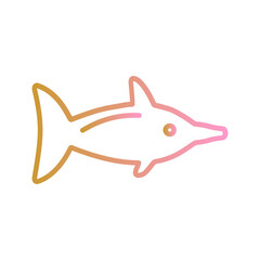 Swordfish Vector Icon