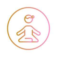 Meditation Vector Icon