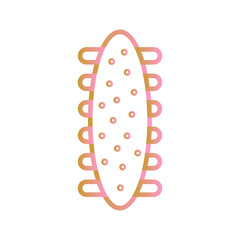 Sea Cucumber Vector Icon