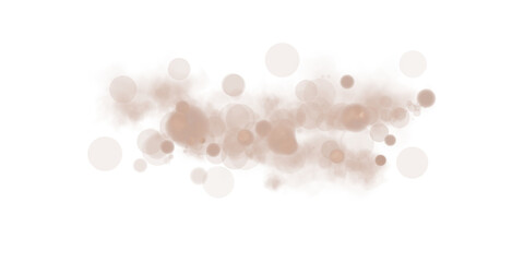 This is a beautiful chocolate brown bokeh image featuring glowing orbs and sparkles on a transparent background