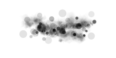 A captivating and enchanting bokeh effect featuring glowing orbs and softly shimmering sparkles in black and gray tones