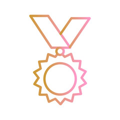 Teacher Medal Vector Icon