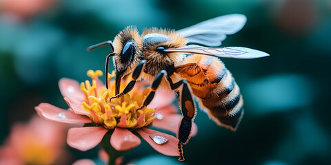 Honeybee on a flower (15)