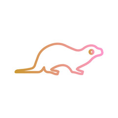 Sea Otter Vector Icon
