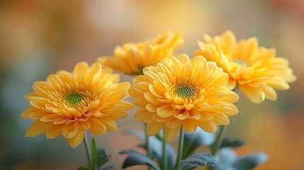 Obraz premium 黄色いガーベラの花