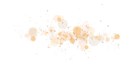 This is a stunning bokeh effect showcasing glowing orbs along with delicate sparkles in warm beige tones