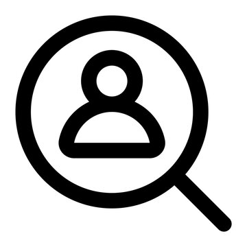 human recourses icon for illustration