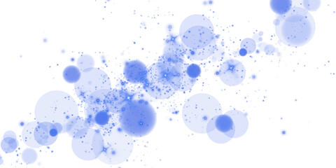 A beautiful blue bokeh effect features glowing orbs and soft sparkles, perfect for various background uses
