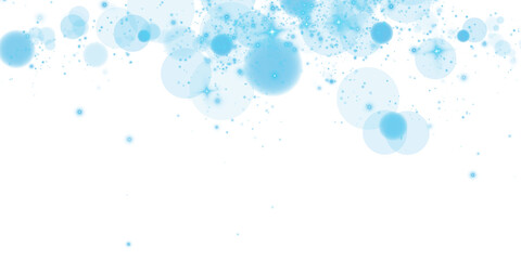 A stunning blue bokeh effect that features glowing orbs along with soft sparkles creating vibrant visuals