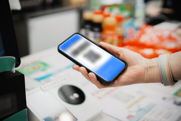Mobile Payment Transaction at a Retail Checkout Counter