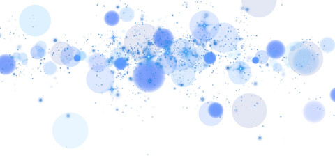 A captivating and mesmerizing mix of soft blue orbs combined with sparkles that create a soothing, dreamy bokeh effect
