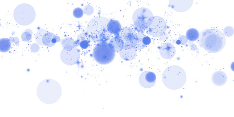 A mesmerizing blue bokeh effect with glowing orbs and soft sparkles, perfect for various backgrounds