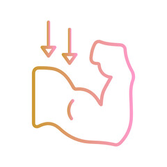 Obraz premium Muscle Recovery Vector Icon