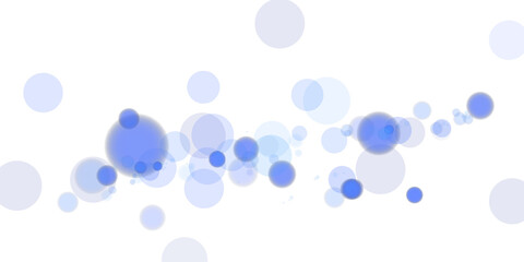 Experience a dynamic blue bokeh effect that features glowing orbs alongside soft sparkles on a transparent background