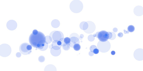 A mesmerizing blue bokeh effect that features glowing orbs along with soft sparkles on a transparent backdrop