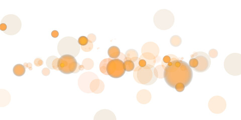 A soft bokeh effect featuring glowing orange orbs with a sparkling touch on a transparent background.